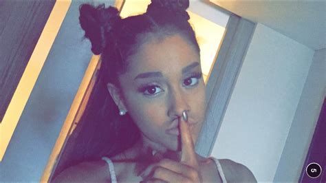 ariana grande snapchat 2015